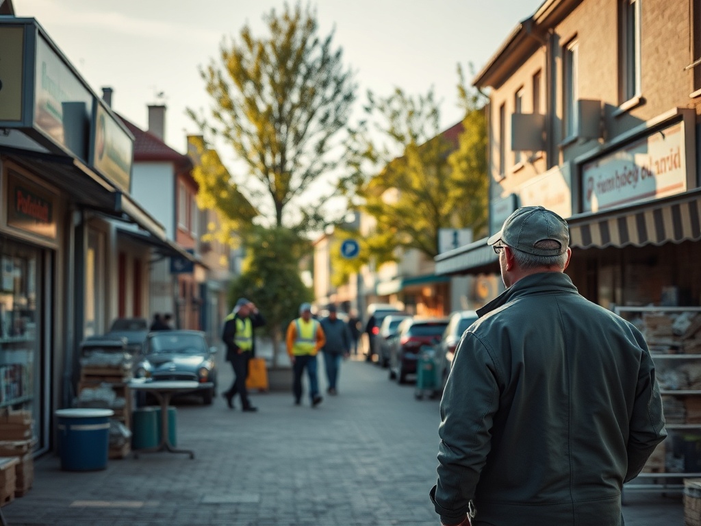 Mapa Białogardu z zaznaczonymi terenami inwestycji finansowanych z Funduszy Europejskich